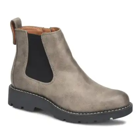 Eurosoft Shoes - Eurosoft Bethan Chelsea Boots Gray Black Lug Sole Comfort Booties Size 7